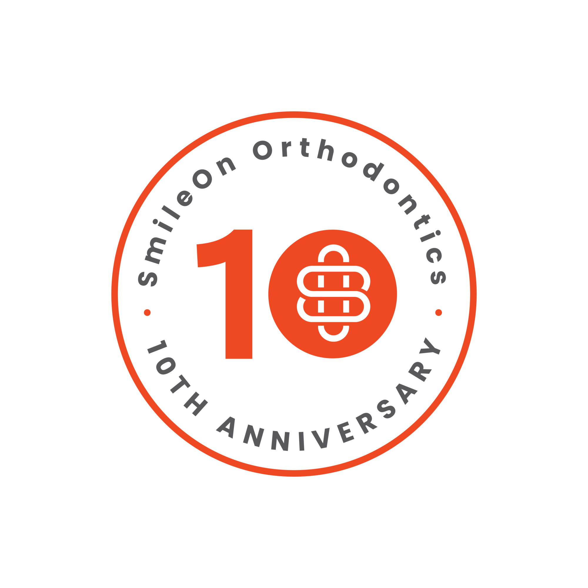 SmileOn 10th Anniversary Logo